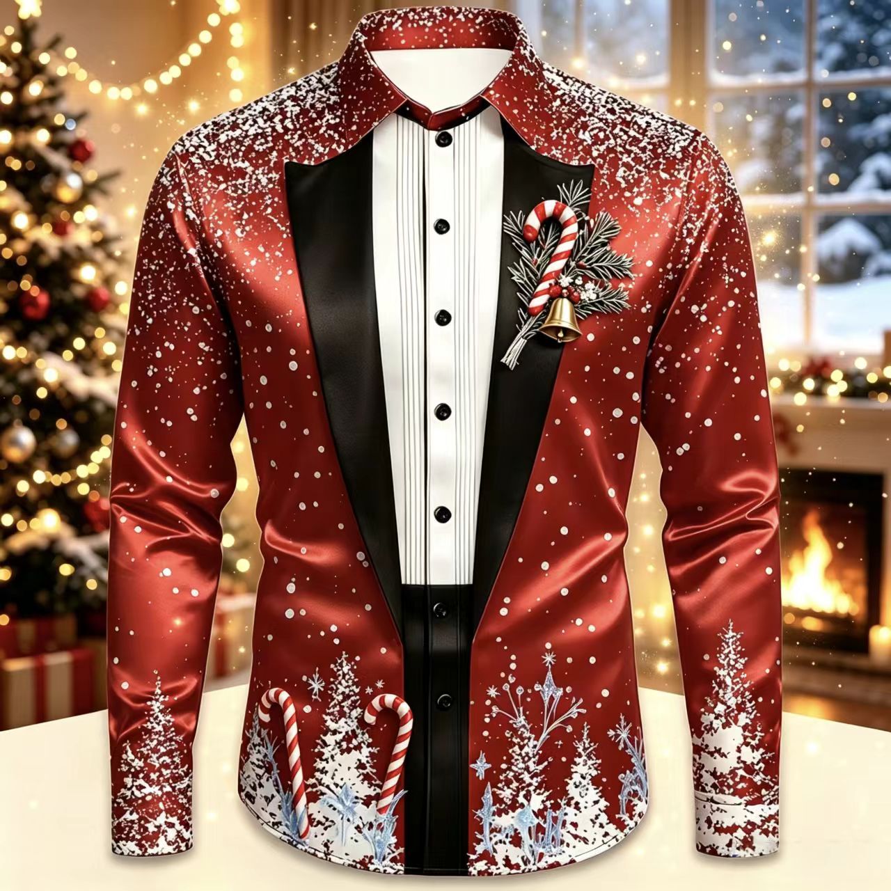 Camicia da uomo in raso a mani - Mens Satin Silk Dress Shirt recensione e prezzo