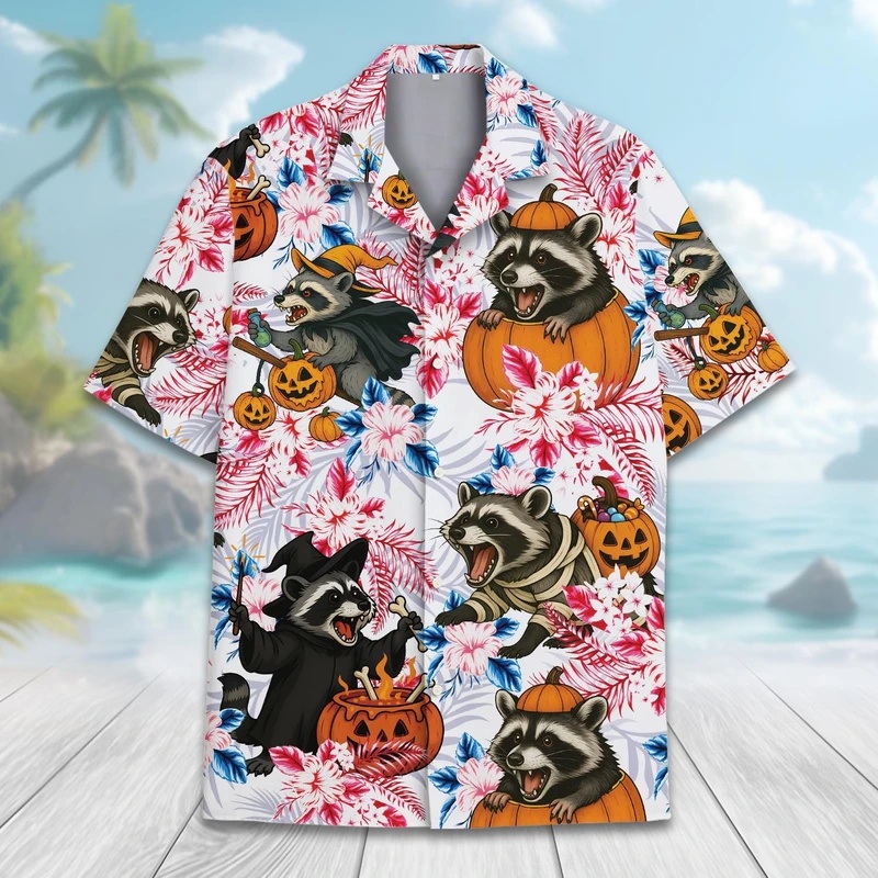 Camicia Estiva da Uomo con Mot - Vintage Hawaiian Floral Shirt recensione e prezzo